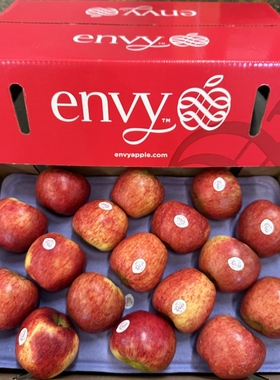 新西兰进口envy爱妃苹果14个礼盒装脆甜多汁大果同城新鲜水果包邮