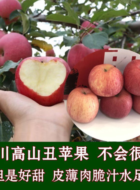陕西红富士苹果正宗洛川苹果丑苹果新鲜水果当季整箱果霸霸高糖果