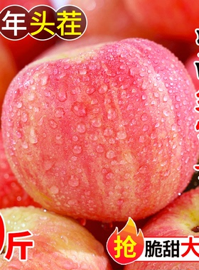 高山冰糖心红富士苹果水果新鲜当季整箱山西苹果丑萍平安果包邮10