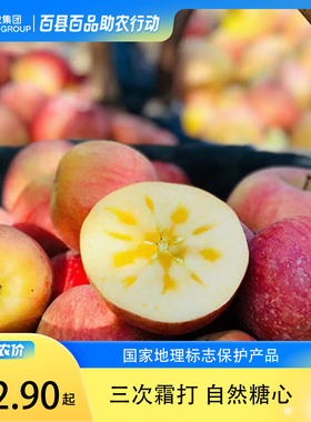 新疆阿克苏冰糖心苹果特级大果新鲜当季水果苹果