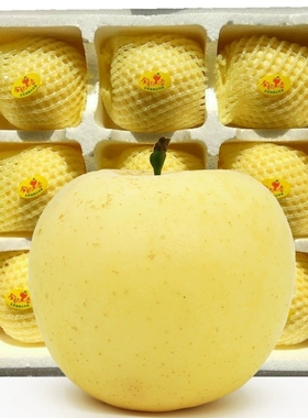 苹果水果新鲜 脆甜黄金奶油富士 山东烟台栖霞红富士苹果 5斤包邮