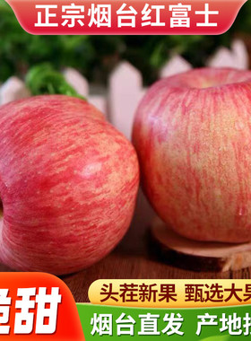 烟台红富士苹果新鲜水果应当季整箱10斤正宗山东栖霞脆甜冰糖心
