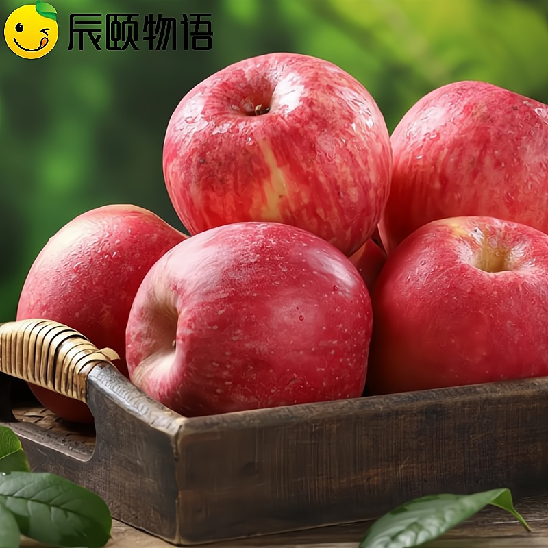 辰颐物语山东栖霞红富士苹果4.5斤冰糖心孕妇水果现摘非丑苹果