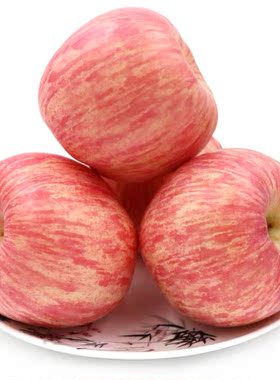 烟台栖霞红富士苹果脆甜新鲜现摘应季水果孕妇吃不打蜡五斤包邮