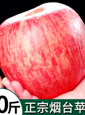 山东烟台红富士苹果10斤新鲜水果当季正宗栖霞冰糖心萍果整箱包邮