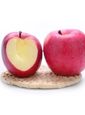 新鲜苹果水果甘肃静宁红富士苹果脆甜冰糖心整箱大苹果包邮