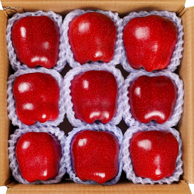 甘肃天水花牛苹果水果新鲜当季整箱包邮10红蛇大圣诞平安果粉面斤