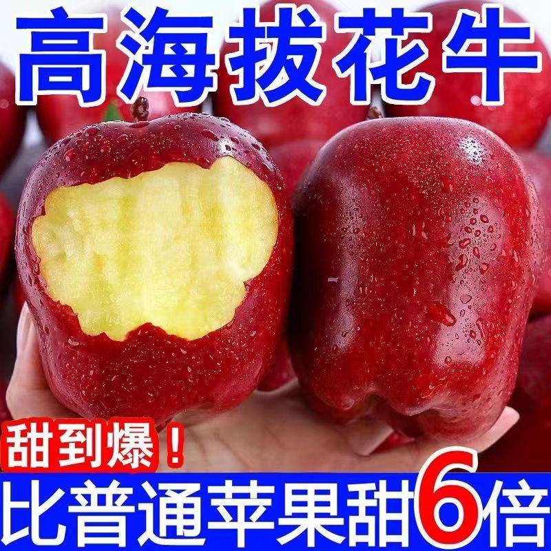 甘肃天水花牛苹果新鲜水果10红蛇产地速发时令粉面刮泥大甜丑