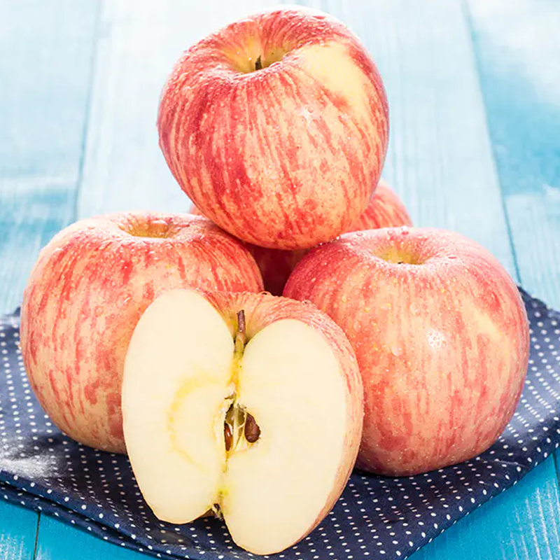 【包邮】甘肃静宁红富士苹果8斤装 脆甜多汁新鲜应季水果