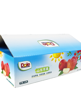 dole都乐山东富士苹果4.5斤中果12粒礼盒装新鲜水果当季苹果