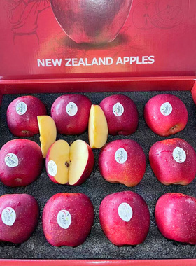礼盒装/顺丰包邮 新西兰红玫瑰苹果当季新鲜进口水果