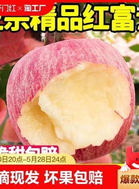 红富士苹果水果新鲜整箱当季脆甜丑平果冰糖心萍果自提大果营养