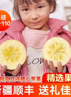 正宗新疆阿克苏冰糖心苹果王新鲜水果丑苹果甜红旗坡大果10斤LWTZ