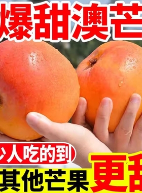【精选】苹果芒澳芒热带新鲜水果芒果应当季凯特芒甜心芒大果整箱