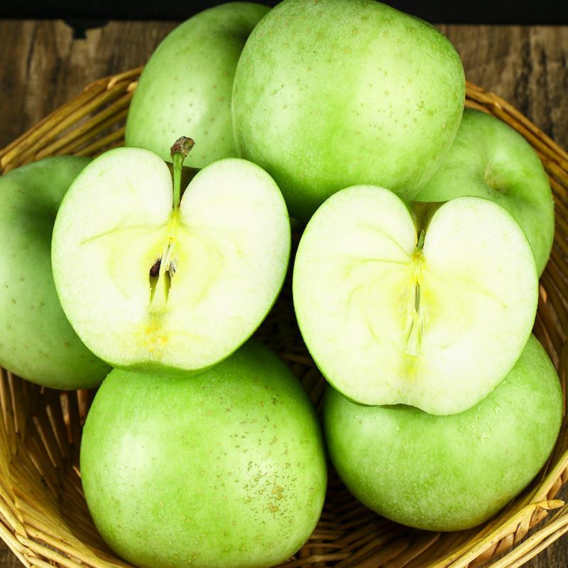 正宗王林青苹果当季新鲜水果脆甜10斤青森春季绿苹果王琳雀斑玉林