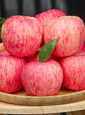 苹果水果新鲜当季水果3斤5斤冰糖心红富士丑苹果整箱包邮现季山西