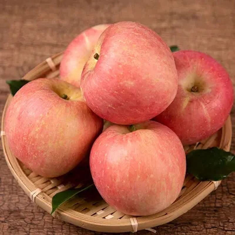 红富士脆甜膜袋苹果应当季水果整箱5斤苹果丑苹果
