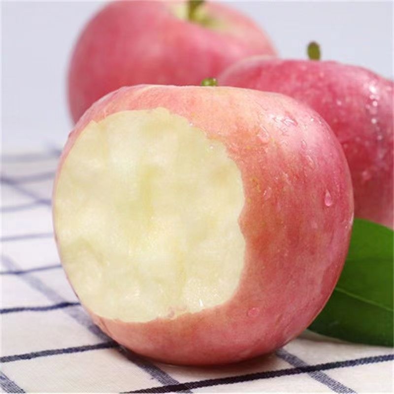 山西临猗冰糖心丑苹果新鲜水果红富士苹果5/9斤包邮装送货自然