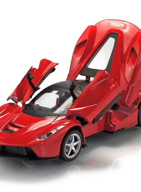 美致合金车模型1：:29拉法跑车合金拉力车模声光回力儿童玩具汽车