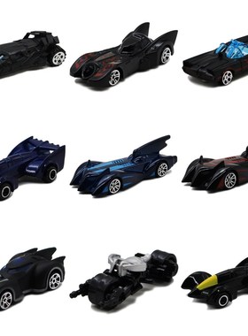 蝙蝠战车系列1： 64合金车模阿甘骑士仿真儿童玩具小跑车模型礼物