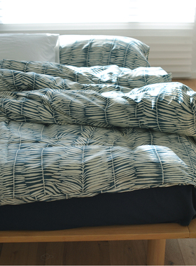 纯棉三四件套 植物欧式全棉1.2单人宿舍1.8双人被套床单枕套套件