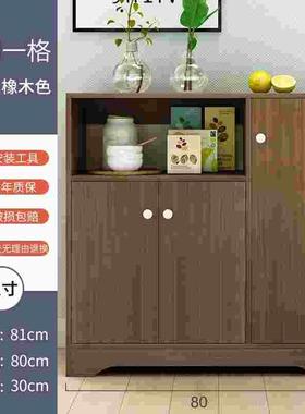 。放杯子的小柜子新中式茶柜置物架小型碗柜家用厨房多功能木多层