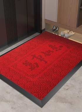 入户门地垫2024新款家用中式高级感地毯门垫耐脏免洗防滑进门脚垫
