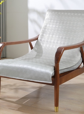夏季单人凉席沙发垫单个沙发椅凉垫冰丝沙发坐垫靠背一体摇躺椅垫