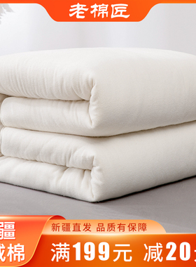 新疆棉花被芯100%纯棉花棉絮床垫被子手工冬被加厚保暖全棉被褥子