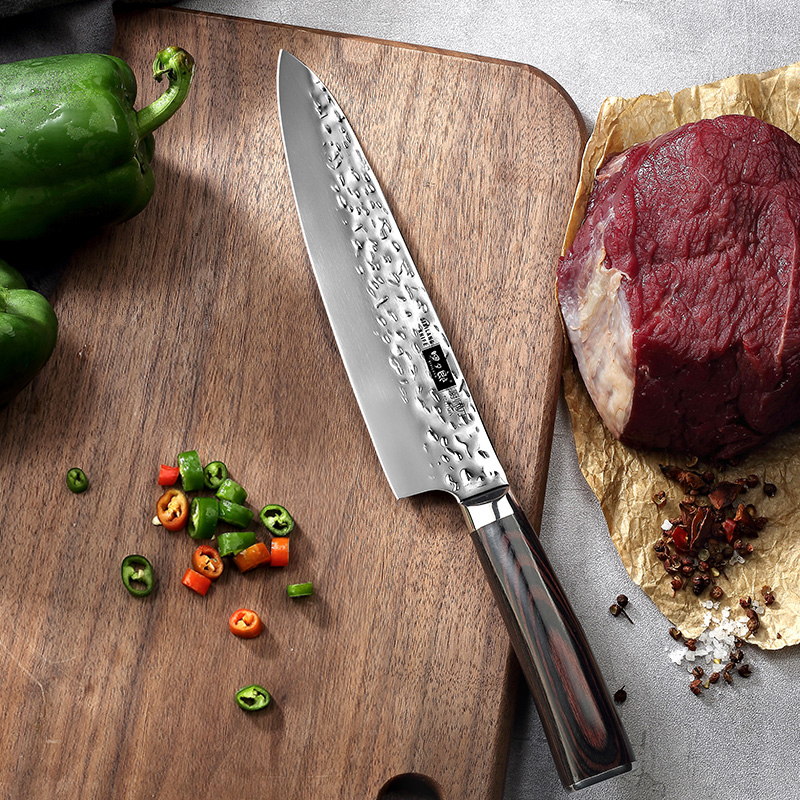 四夕郎西餐专用厨师刀厨房家用菜刀西式主厨刀超快锋利切肉刀牛刀