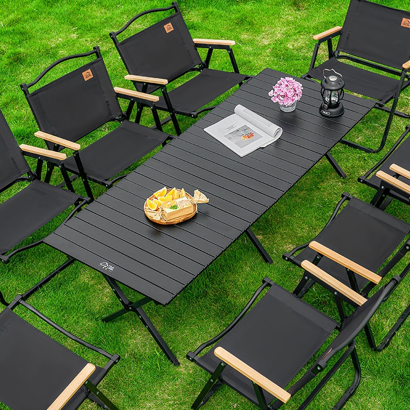 户外折叠桌子便携式桌椅野营野餐蛋卷桌露营装备用品套装餐桌桌面