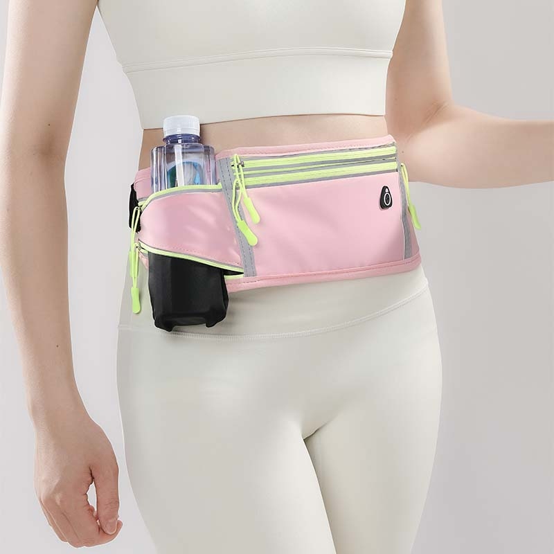 运动腰包跑步手机包水壶户外装备多功能隐形款腰带防水健身袋携带