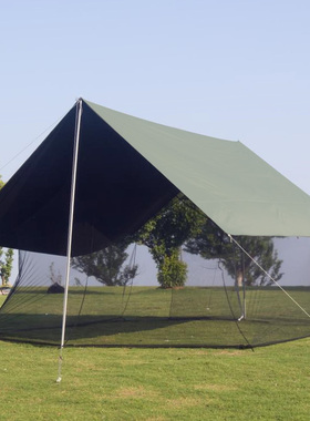 户外天幕使用的露营天幕蚊帐适合4到4.5米宽5米长天幕露营防蚊虫