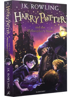 哈利波特与魔法石英语原版Harry Potter and the philosopher's Stone 1哈里全集第一部畅销书籍小说可典藏珍英文魔法觉醒