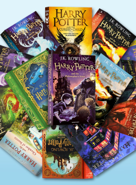 哈利波特与魔法石1英文原版 Harry Potter1-7系列英语原著小说进口畅销书籍搭相约星期二追风筝的人夏洛的网