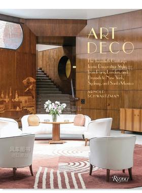 【预 售】装饰艺术:从巴黎、伦英文室内设计空间与装饰精装进口原版外版书籍Art Deco: The Twentieth Century’s Iconic Decorati