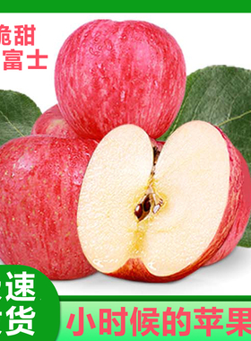 苹果新鲜水果陕西延安洛川红富士应季整箱新果孕妇水果