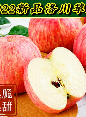 正宗陕西洛川苹果水果当季新鲜整箱红富士一级脆甜整箱10斤大