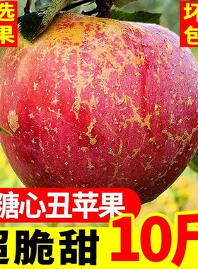大凉山盐源丑苹果5斤水果新鲜当季应季时令红富士冰糖心苹果10