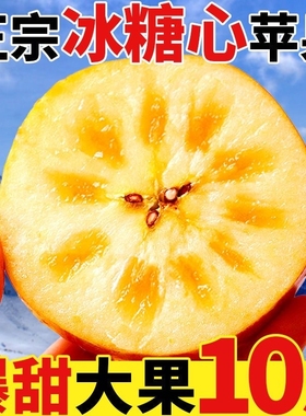 新疆阿克苏10斤冰糖心苹果新鲜水果当季整箱应季红富士糖心丑苹果