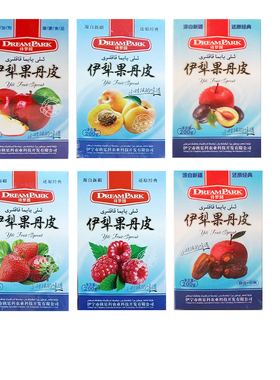 新疆伊犁诗梦园果丹皮苹果杏子树莓西梅草莓非山楂制品纯水果制品