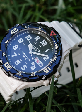 CASIO卡西欧手表时尚户外运动学生防水日历指针男表MRW-200HC-7B2