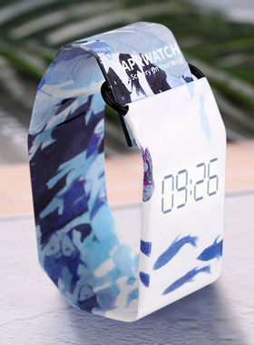 纸手表 Paper Watch纸质防水黑科技智能电子网红个性创意手表
