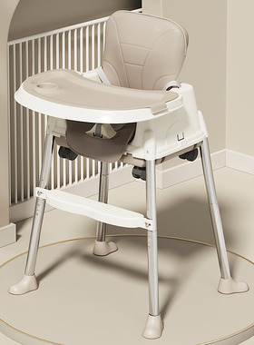 宝宝餐椅吃饭可折叠家用婴儿椅子多功能餐桌椅便携式座椅儿童饭桌