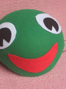 表演用品聚会装扮COS道具可爱小动物头饰 青蛙帽子青蛙头饰