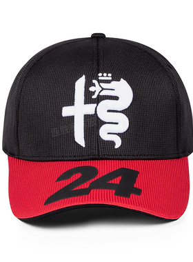2023新款f1帽子周冠宇同款阿尔法罗密欧车队赛车棒球帽鸭舌帽周边