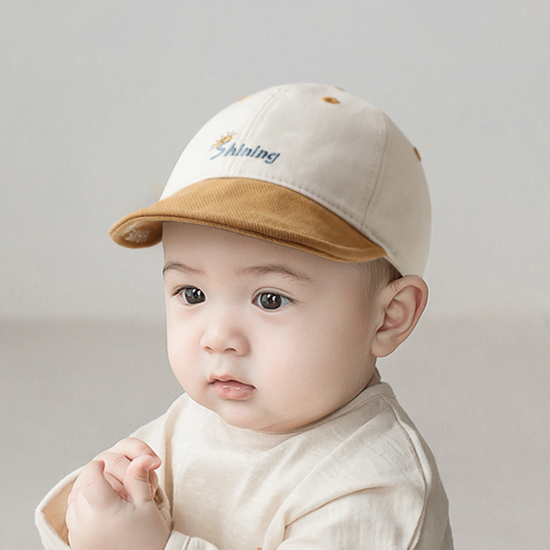 婴儿鸭舌帽春秋薄款遮阳儿童帽子男孩夏季防晒婴幼儿男宝宝棒球帽
