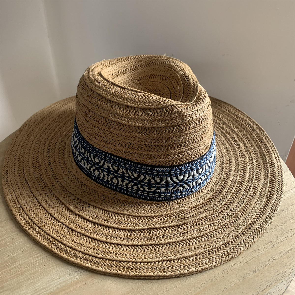 波西米亚民族风礼帽子女夏季草帽沙滩帽出游百搭遮阳防晒太阳帽男