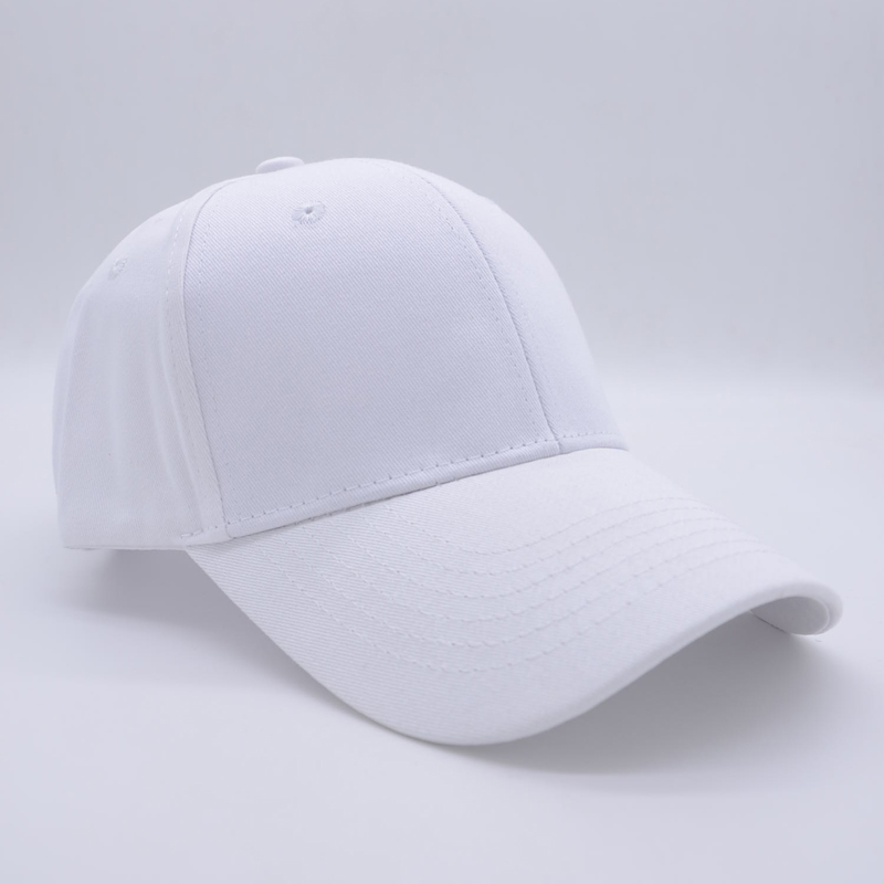 纯白色棒球帽学生军训活动印字定制热卖儿童鸭舌帽光板成人帽子
