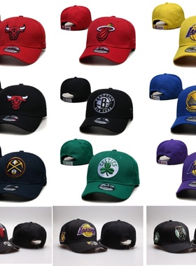 2024春夏NBA公牛湖人勇士篮球队棒球帽子男士户外休闲遮阳鸭舌帽